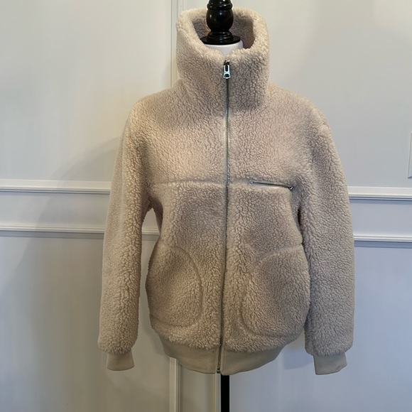 Aritzia Wilfred Free Teddy Jacket size XXS - Picture 3 of 16